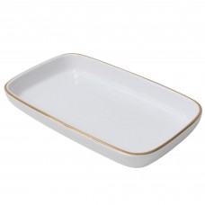 Better Homes and Gardens Gold White Tray   559399702